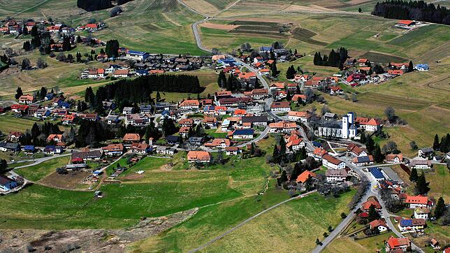 Die Gemeinde Herrischried wählt am 9. Juni für fünf Jahre einen neuen Gemeinderat. Unsere Luftaufnahme zeigt den Kernort im Jahr 2019