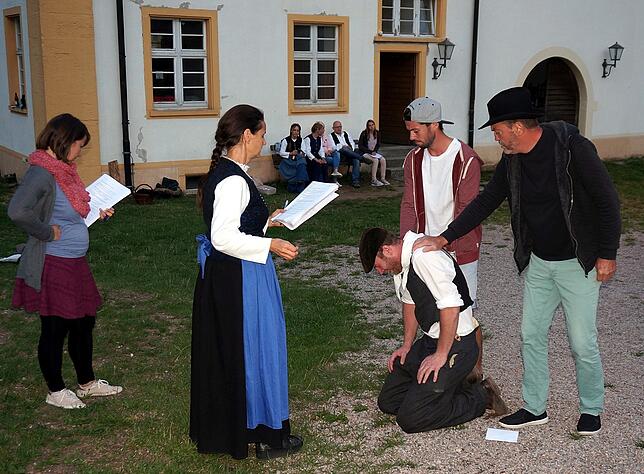 Ein Probenbild der Zeitschleuse.