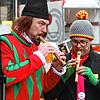 Das wird nicht passieren auf der nächsten Fasnacht 2021: beim närrischen Jahrmarkt im Februar 2020 spielten Poppele Timo Heckel und Marc ...