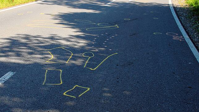 Im Auslauf einer Rechtskurve von Kleinschönach in Richtung Hubenmühle geschah der Unfall.