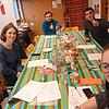 Das erste Treffen der Teilnehmer des Alltags-Buddy-Projekts (von links unten im Uhrzeigersinn): Magdalena Kaiser (Caritas Hochrhein), ...