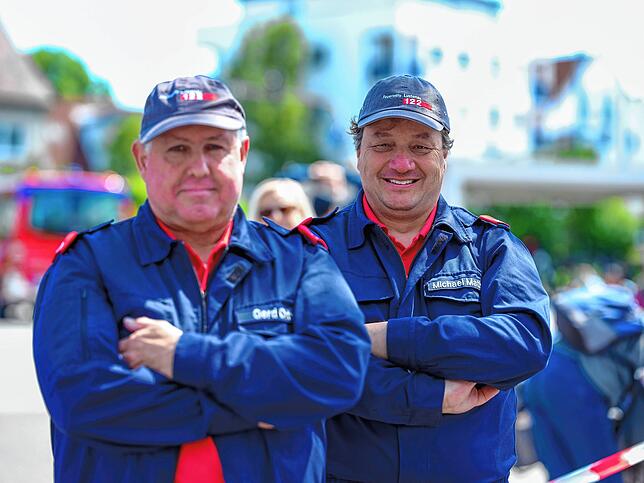 Gerd Ortner und Michael Matheisl sind aus Lustenau zu Gast.