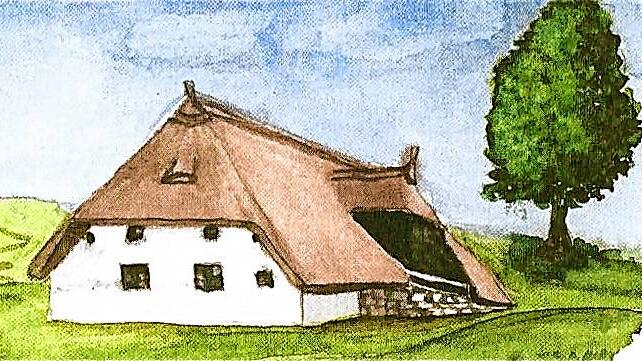 In einem solchen Bauernhaus wohnhaft stellt man sich das bezaubernde Mägdelein vom Hotzenwald vor.