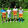 Die Organisatoren freuen sich auf das Event. Von links: Manfred Flohr (Sportakademie), Sven Holzer (Fußballakademie Bodensee), André ...