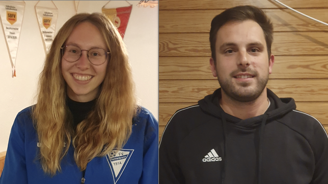 Jana Moosmann und Alexander Stockburger wurden vom Deutschen Fußball-Bund als &bdquo;Fußballhelden&ldquo; ausgezeichnet.