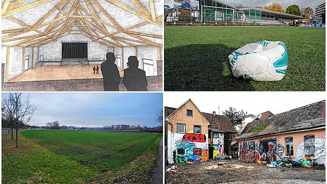 Einige der Themen, die bei der Haushaltsplanung 2023 eine gravierende Rolle spielen: Millionen für die Scheffelhalle und ...