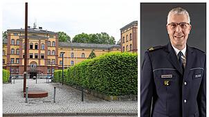Das Polizeipräsidium am Konstanzer Benediktinerplatz (links) sollte eigentlich seit Januar 2025 von Jürgen von Massenbach-Bardt geführt ...