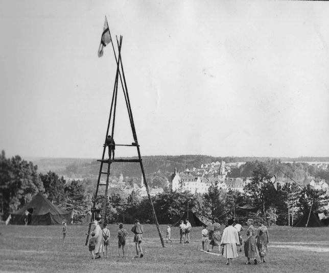 Einer der Höhepunkte in jedem Jahr: das Sommerlager der Pfadfinder. Das Bild stammt von einem Lager in Sigmaringen aus den 1960er-Jahren.