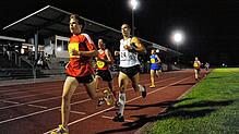Das Nachtmeeting im Rheinfelder Europa-Stadion besticht mit seinen Wettkämpfen unter Flutlicht (Archivbild). Am 1. August findet es ...