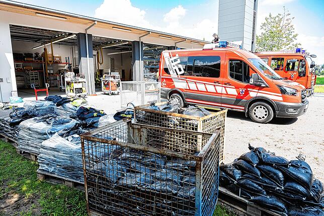 Bild 1: So ist die Lage nach dem Unwetter in Moos am Tag danach
