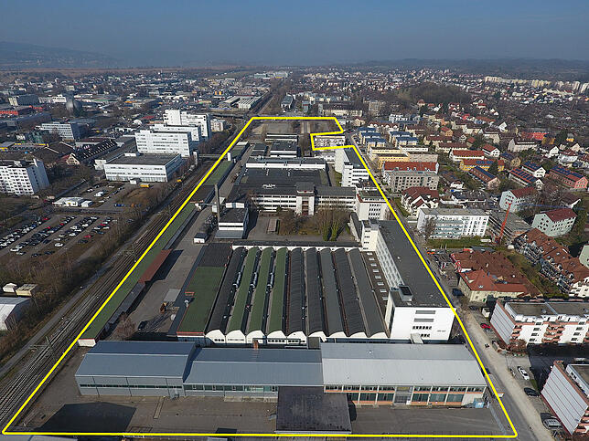 Zwischen den Bahngleisen und der Bücklestraße liegt das bald größte Baugebiet der Stadt.