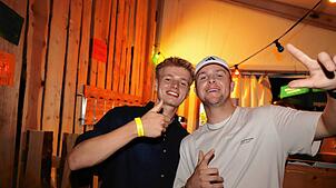 Bild : So war die Stimmung beim Aach-Linzer Weinfest