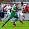 Vom FC Steißlingen (Julian Pierre Damisch, links) hat sich der FC Hilzingen (Max Freudenthaler) nicht abdrängen lassen und klar mit 7:2 ...