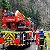 Zu einem Rettungseinsatz wurden die Todtmooser Feuerwehr und die Bergwacht am Neujahrstag in das Wehratal alarmiert.