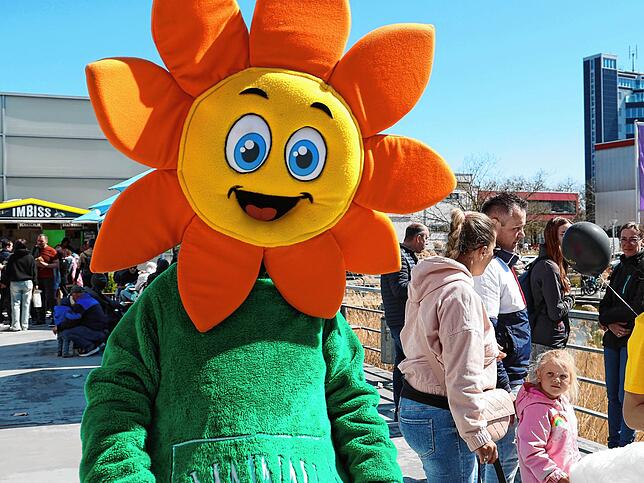 Gute Laune dank bunter Blumen: Hier präsentiert sich die Mainau während des verkaufsoffenen Sonntags.