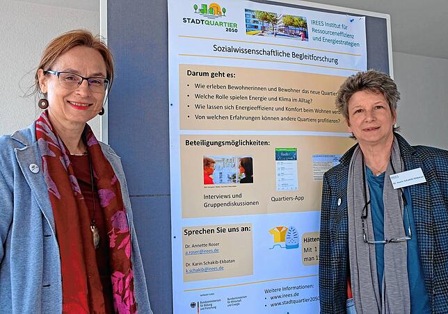 „Man muss die Menschen mitnehmen, sonst funktioniert es nicht“: Annette Rose (links) und Karin Schakib-Ekbatan begleiten das ...