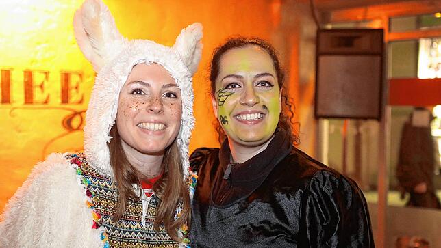 Bild 19: Buntes Treiben in der Niederburg &ndash; Hier sind die Hästräger und Schnurrgruppen unterwegs