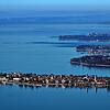 Die Insel Lindau im Bodensee. Ein 25-Jähriger ist vor den Augen seiner Freunde in der Reutiner Bucht untergegangen.