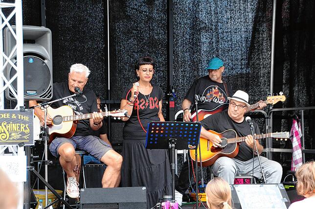 Lässig und gut drauf: Jay Dee and the Moonshiners, eine Band aus Friedrichshafen.