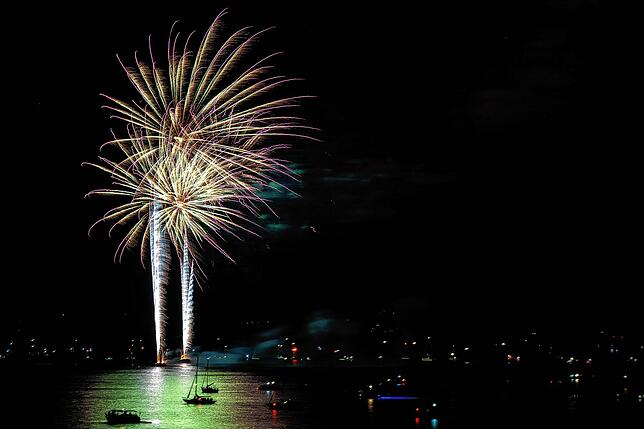 Bild 15: Bilder vom Seehasenfest-Feuerwerk 2022