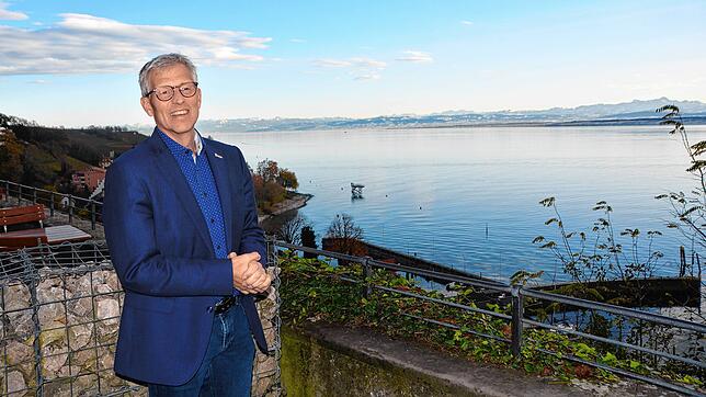 Bürgermeister Robert Scherer freut sich über die bundesweite Anerkennung des Pilotprojekts Seewärme. Nun hofft er noch auf Zuschüsse vom ...