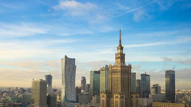 In Polens Hauptstadt Warschau steht das höchste Gebäude innerhalb der Europäischen Union.