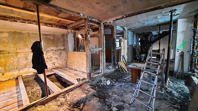 Bild 21: Wie viel hat sich schon verändert? Bilder des Umbaus in der alten Schlossbrauerei Espasingen