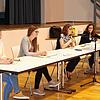 Sie standen den Vereinsvertretern Rede und Antwort (von links): Sina Lossau, Laura Fuhrer, Hauptamtsleiterin Nicole Schautzgy und Lena ...