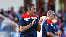 Aurelio Baratta, hier noch als Trainer der Rielasinger Bezirksliga-Mannschaft.