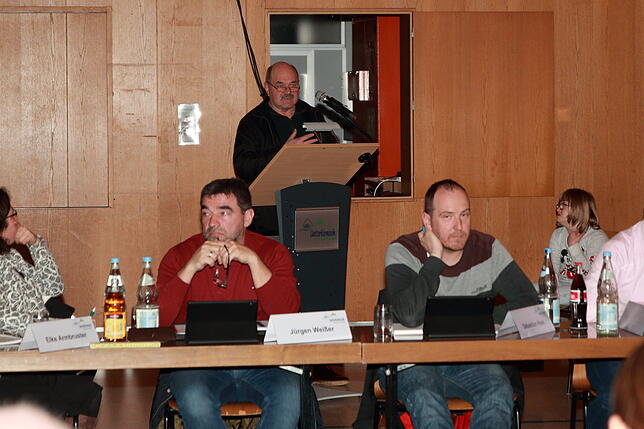Bild 12: Bilder der Sitzung des Gemeinderats Unterkirnach in der Schlossberghalle zum Thema Hallenbad <br />