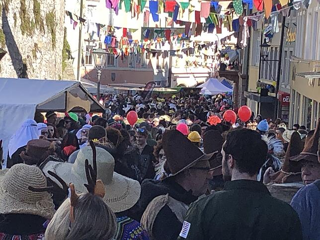 Bild 12: So schön war die Hoorige Mess&lsquo; in Tiengen: Wir haben die größte Straßenfasnacht der Region in Bildern und Videos festgehalten