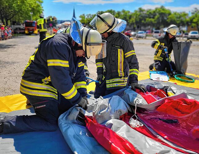 Bild 6: Alle Bilder von der Schauübung mit vielen Besuchern (Teil 1)