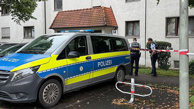 Polizisten sind im Einsatz