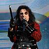 Alice Cooper tritt am 15. Juni 2023 mit der Band Hollywood Vampires beim Festival Hellfest in Clisson auf.