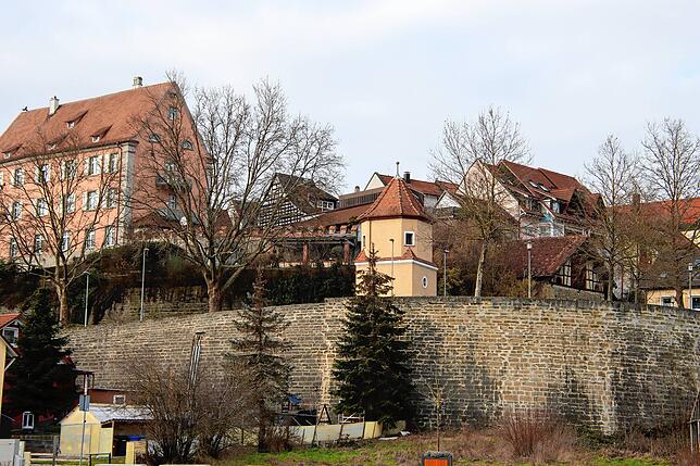 Die Straße am Stadtwall in Stockach. Hier wurde die vermisste Sabrina P. tot aufgefunden.