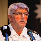Der Offenburger Polizeipräsident Reinhard Renter informiert über die Lage.