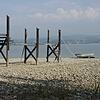 Hitzewellen wie im vergangenen Jahr – hier der Bodensee mit Niedrigwasser – werfen Fragen auf.