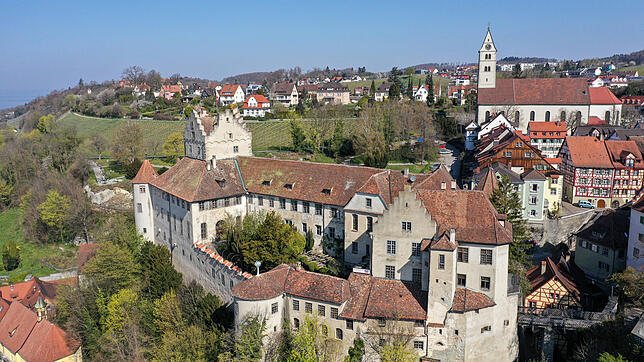 Die Burg Meersburg gehört zu den ältesten Gebäuden in Baden-Württemberg.