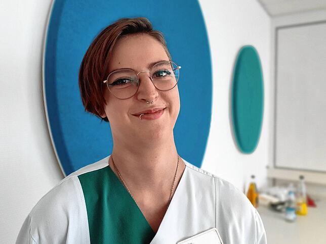 Melina Leutenmayer: „Man nimmt auch sehr viel Dankbarkeit der Patienten mit.“