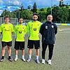 Dominik Wehrle (v. l., Trainerteam), Sebastian Burger (Trainerteam neu), Patrick Ringwald (Neuzugang), Nico Fleig (Neuzugang A-Jugend), ...