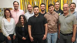 Verabschiedet oder anderweitig im Vorstandsteam der Sportfreunde sind (von links) Kerstin Waldvogel, Thilo Bärmann, Natalie Schwer und ...