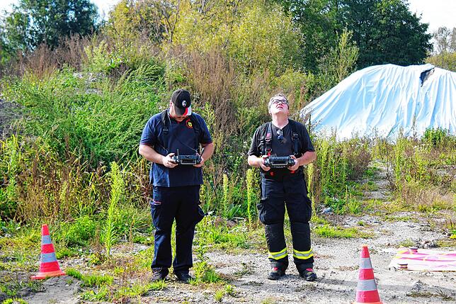 Bild 23: Jahreshauptübung der Feuerwehrabteilungen Wahlwies und Espasingen