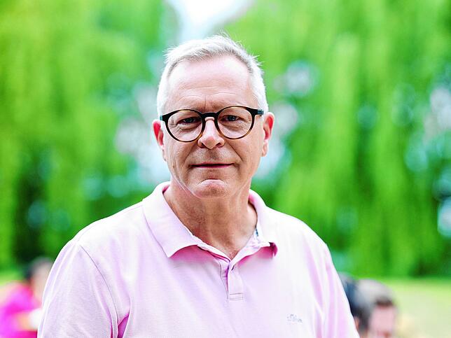 Matthias Schlunke, 58 Jahre, Betriebsratsvorsitzender.