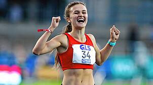 Deutsche Meisterin: Die Bad Säckingerin Emma Rohrbach lief bei den Deutschen Meisterschaften in Wattenscheid über 3000 Meter in 9:55,28 ...
