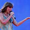 Taylor Swift während ihrer Eras Tour im Murrayfield Stadium in Edinburgh Anfang Juni.