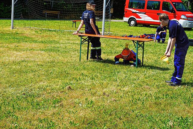 Bild 18: Bombenwetter und geniale Fernseicht beim HeRiGöSt Jugendfeuerwehr-Turnier