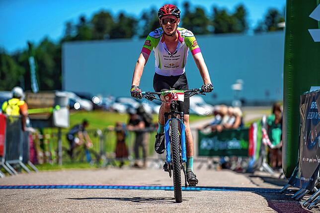 Starke Leistung: Jan-Niclas Zebisch von der SG Rheinfelden wurde beim Waldhaus Bike-Marathon Zweiter in der Klasse der Junioren.
