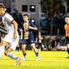 Der Donaueschinger Jonas Fritschi (am Ball) trug für eineinhalb Jahre das Trikot des Collegeteams UCF Knights in Orlando. Bild: privat