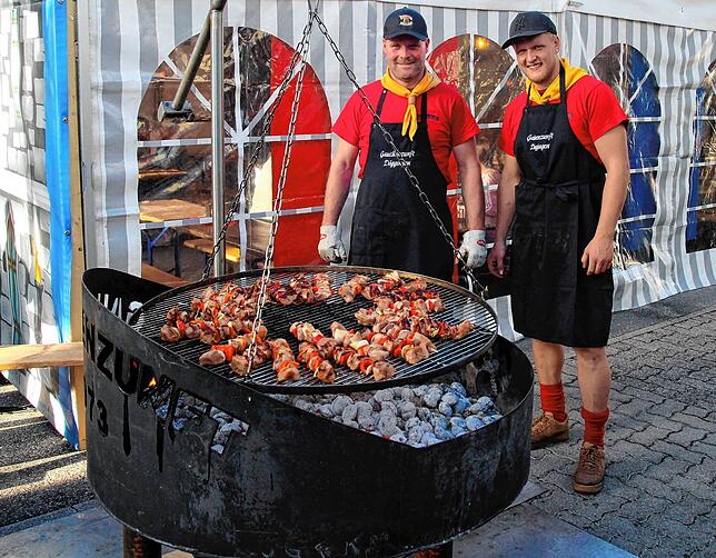 Bild 4: So schön war es auf dem Brunnenfest in Döggingen