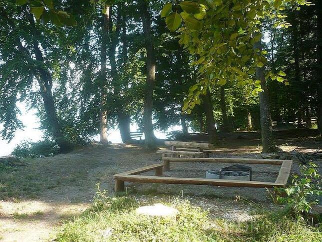 Der Grillplatz am Wasserwerk.